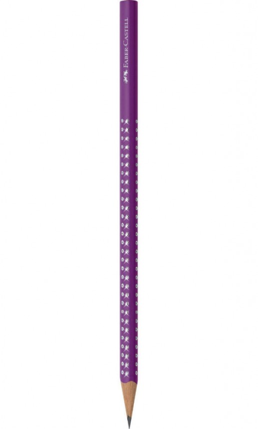 Μολύβι Faber Castell GRIP 2001 HB sparkle spring λιλά